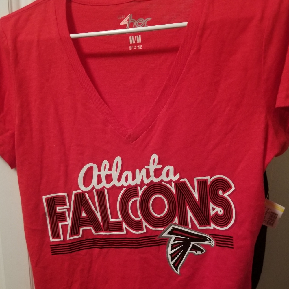 Atlanta Falcons Short Sleeve V Neck